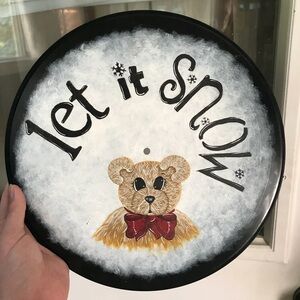 Handpainted record art